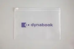 非売品 dynabook ノベルティ ロゴ入り クリアーポーチ