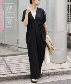 MONO-MART AIRY DAYシリーズ 楊柳 オールインワン サロペット