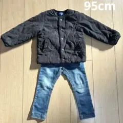 キッズアウター　デニム　上下セット　95cm
