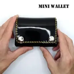 本革レザーミニウォレットパンクロックマーチン等お好きな方小さい財布ハンドメイド