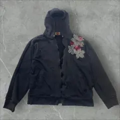 ORIENTALBRAND錦 ジップアップパーカー XL 和柄