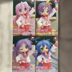 らき☆すた Vivitフィギュア 泉こなた 高良みゆき 柊かがみ 柊つかさ 4