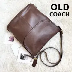 COACH オールドコーチ フラップ グラブタンレザー 革 ブラウン 茶のサムネイル