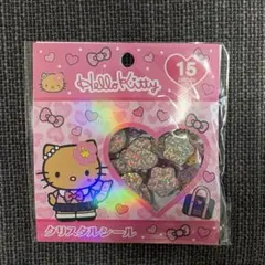 ハローキティ クリスタルシール おはじきシール 日焼けキティ