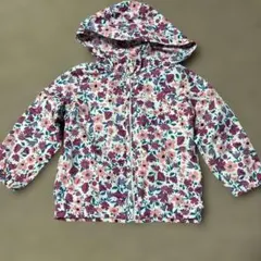 【95】花柄 薄手ジャンパー　アウター