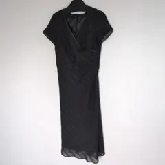 【綺麗美品】INDIVIブラックドレスМサイズ