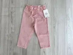 新品 H&M エイチアンドエム ピンクパンツ ウエストゴム 90