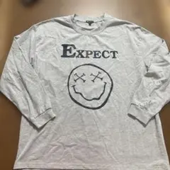 Expect グレー 長袖Tシャツ　L