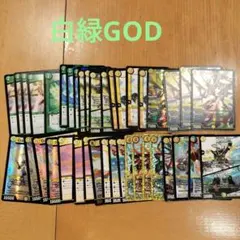 【DMデッキNo.11】白緑GODデッキ　メイン40枚　オリジナル 引退品】白緑GOD 白緑G.O.D. デッキ 40枚 デュエルマスターズ
