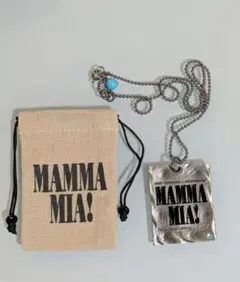 【未使用】劇団四季 MAMMA MIA! ネックレス 専用ポーチ付き