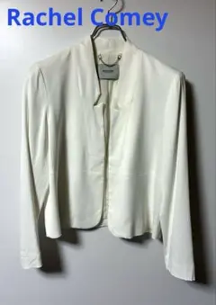 RACHEL COMEY ノーカラージャケット サイズ4 ホワイト
