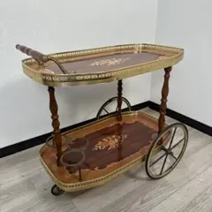 サービスカート ボトルラック アンティーク レトロ イタリア 家具