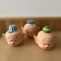 三匹のこぶた小鉢3個セット