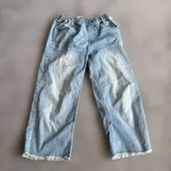 GLOBAL WORK キッズ　デニムロングパンツ XXL