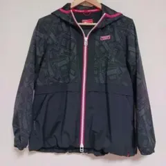 美品☆Lサイズ　ニューバランス　ウィンドジャケット　黒ピンク