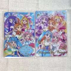 ひろがるスカイプリキュア 集合絵 ウエハース カードグミ セット 箔押し
