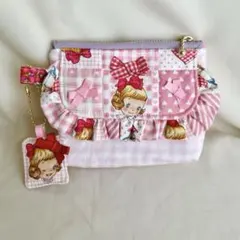 マーガレット&ソフィー　ミニ財布　キーホルダー付き☆ チャック向き注意☆