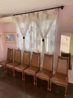 MARUNI クジャクマークダイニングチェア 6脚セット