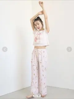 【極美品】SNIDEL HOME カクテルシャツ&ロングパンツ