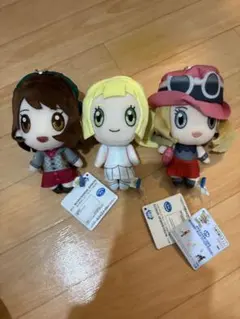 ポケモンマスターズ ex ぬいぐるみ セレナ リーリエ グラジオ 3つ