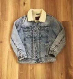 ボア デニムジャケット
