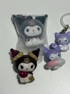 サンリオキャラクター キーホルダー 目印チャーム　セット　クロミちゃん