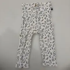 花柄リブ編みパンツ