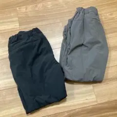 UNIQLO ウォームイージーパンツ　120cm 2点セットのサムネイル