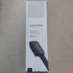 SALONIA ストレートヘアブラシ SL-012BK ブラック