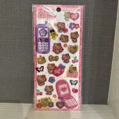 平成はっぴーフォン　シール 日焼けキティ　サンリオ