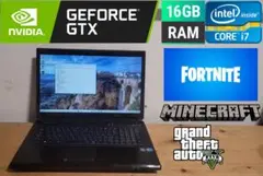 ［i7/16GB/SSD/GTX］ Gtune ゲーミングPC　Fortnite