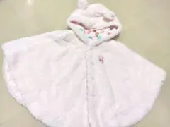 ミキハウス ポンチョ ケープ フリー70～90