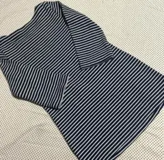 BEAMS HEART ストライプ 長袖 チュニック