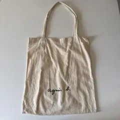 agnès b. アイボリー トートバッグ