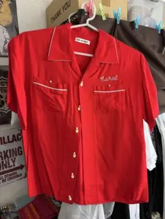 ☆週末特価☆TENDERLOIN ボーリングシャツ ワインレッド - メルカリ