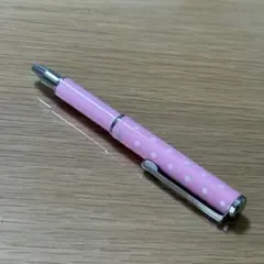 ZEBRA スライド式 ボールペン ピンク ドット柄のサムネイル