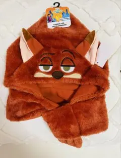 新品未使用　ズートピア　ニック　ティペット　ネックウォーマー　フード　しまむら