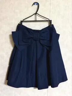 ルネ Rene' Aliceワンピース オーガンジーパニエ付き 34（S）紺系