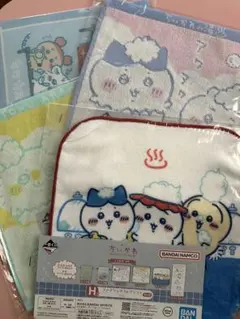 ちいかわ 1番くじ　タオル&ステーショナリーセット