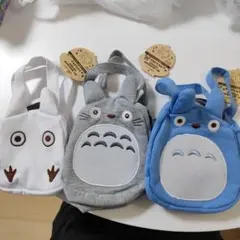となりのトトロ スウェット素材ダイカットバッグ 3種セットのサムネイル