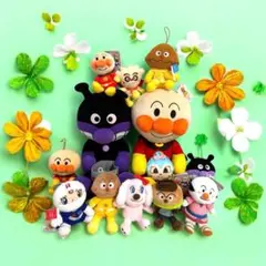 【12種】アンパンマン プライズぬいぐるみセット
