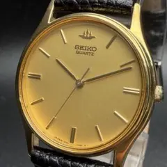 SEIKO DOLCE クォーツ腕時計 ゴールド文字盤 8N41-6180 稼動 - メルカリ