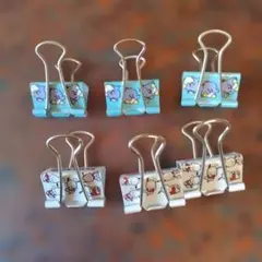 ポチャッコ　タキシードサム　ダブルクリップ　セット　サンリオ　クリップ