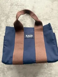 KALDI ネイビー ミニトートバッグ