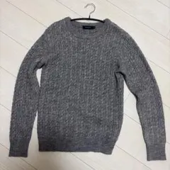 RAGEBLUE グレー ケーブルニット Mサイズ