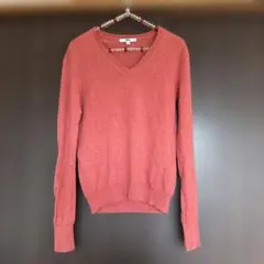 カシミヤ vネック ニット