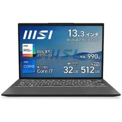⑨MSI ノートPC 13.3型WUXGA/ i7 /32GB/SSD512GBのサムネイル