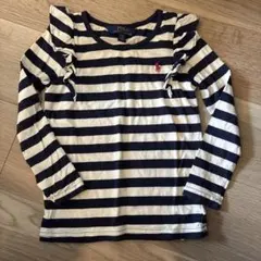 POLO RALPH LAUREN ボーダー長袖カットソー 4/4T