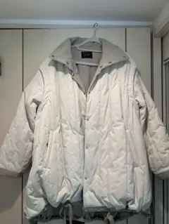 Kastane ホワイト キルティングジャケット