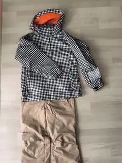 IGNIO チェック柄 スキーウェア上下セット Mサイズ